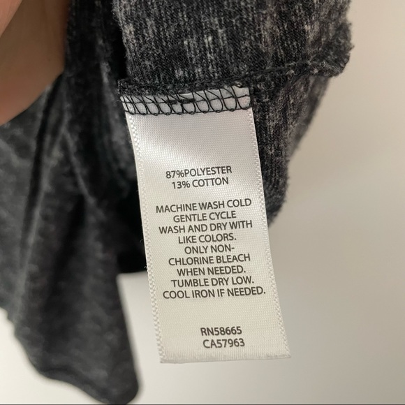 ATHLETA Dark Gray Heathered Getaway Tank Size Small Asymmetrical - Picture 7 of 8